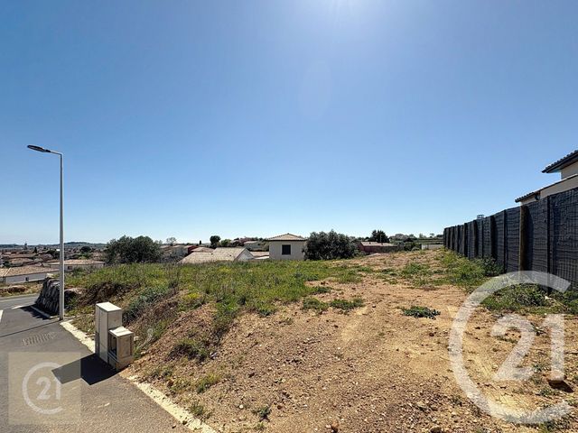terrain à vendre - 710.0 m2 - CAZOULS LES BEZIERS - 34 - LANGUEDOC-ROUSSILLON - Century 21 Comminges Immobilier