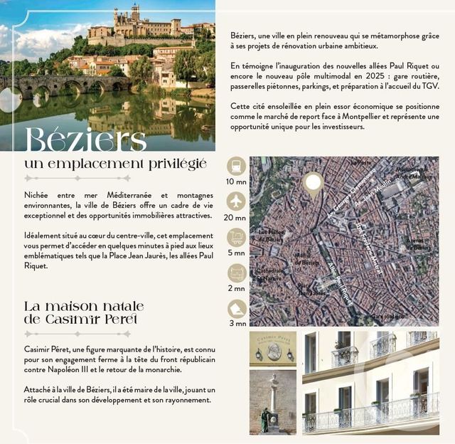 Appartement Loft à vendre - 4 pièces - 75.0 m2 - BEZIERS - 34 - LANGUEDOC-ROUSSILLON - Century 21 Comminges Immobilier