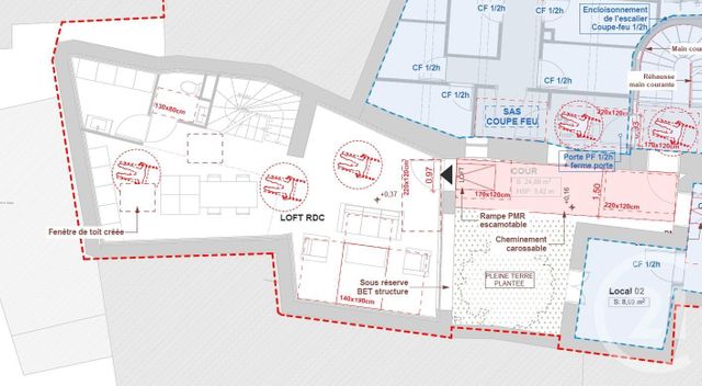 Appartement Loft à vendre - 4 pièces - 75.0 m2 - BEZIERS - 34 - LANGUEDOC-ROUSSILLON - Century 21 Comminges Immobilier