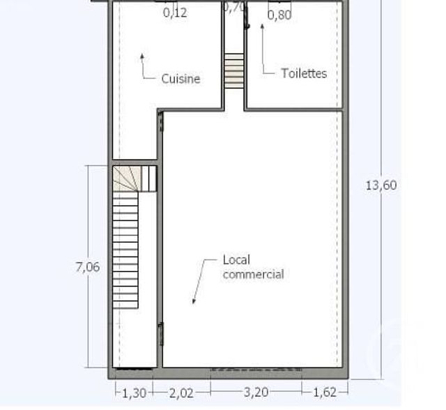 divers à louer - 76.41 m2 - BEZIERS - 34 - LANGUEDOC-ROUSSILLON - Century 21 Comminges Immobilier