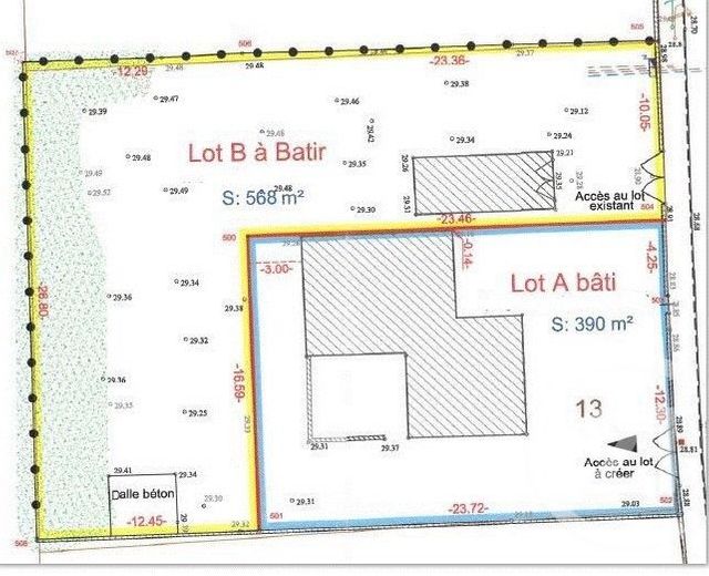 terrain à vendre - 568.0 m2 - BEZIERS - 34 - LANGUEDOC-ROUSSILLON - Century 21 Comminges Immobilier