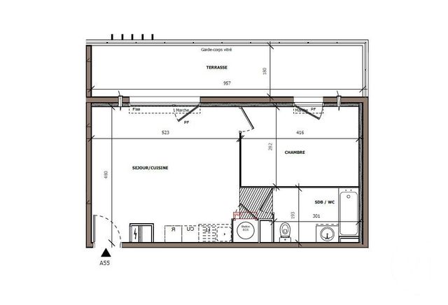 Appartement T2 à vendre BEZIERS
