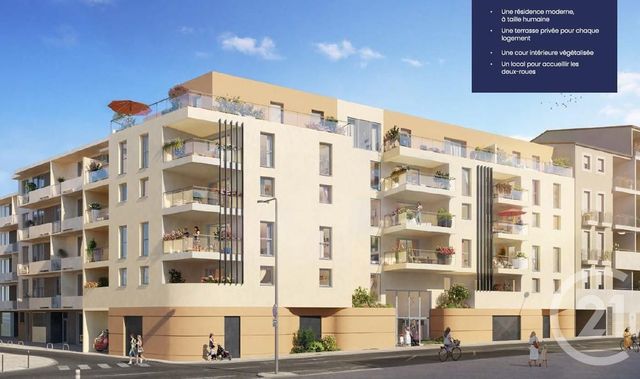 Appartement T3 à vendre - 3 pièces - 61.08 m2 - BEZIERS - 34 - LANGUEDOC-ROUSSILLON - Century 21 Comminges Immobilier